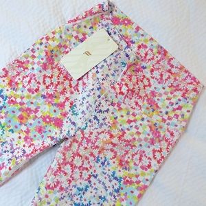 NWT 💗 Fabletics Define PowerHold High-Waisted 7/8 Legging 💗 Patchwork Daisy 💗